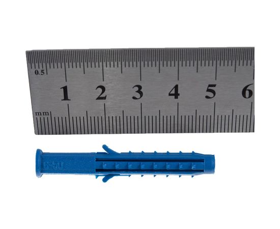 4-х распорный дюбель ГОСКРЕП усы+шипы 6х50 полипропилен 18 шт., подвес 4-0010990 – изображение 2