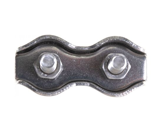 Зажим для троса ЕВРОПАРТНЕР DUPLEX D4 мм, нержав. сталь, 1 шт. G1 4404 – изображение 3