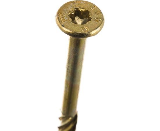 Конструкционный шуруп для дерева ЕВРОПАРТНЕР потай TORX 40, ж/п 8x140 1 шт. 0 1423 0 – изображение 3