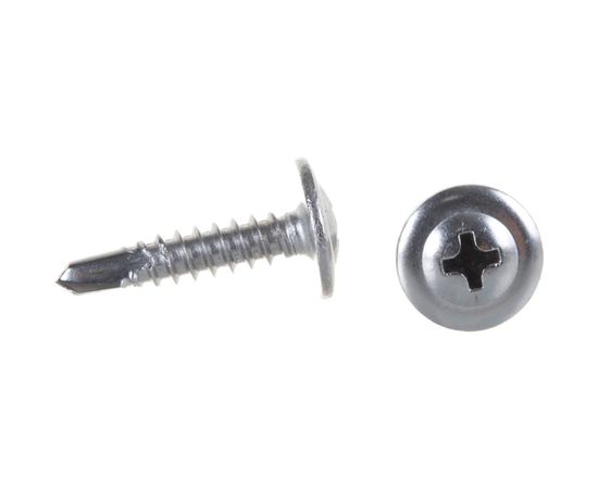 Саморез с прессшайбой Госкреп сверлок. крест/шл д/алюм. А2 4,2X19 70 шт. подвес 10-0010260 – изображение 4