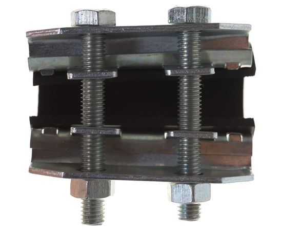 Ремонтный хомут ДТРД оцинк. краб 3/4" Ду 20, Дн 25-29, шир.70 17002 – изображение 4