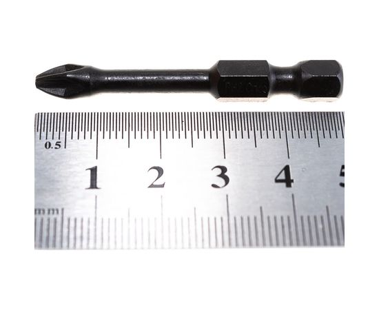 Биты ПРОФИ PH2 (2 шт; 50 мм; 1/4") Зубр 26021-2-50-S2 – изображение 4