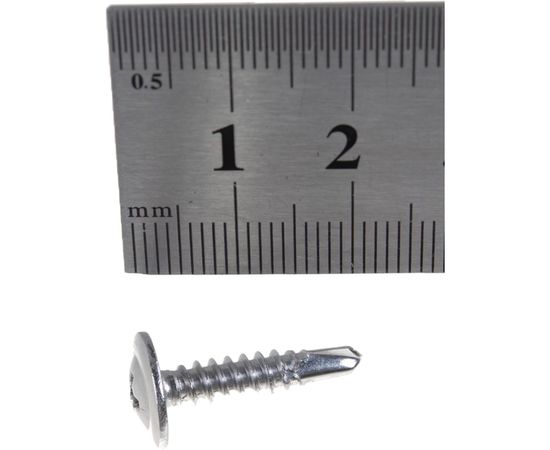 Саморез с прессшайбой Госкреп сверлок. крест/шл д/алюм. А2 4,2X19 70 шт. подвес 10-0010260 – изображение 3