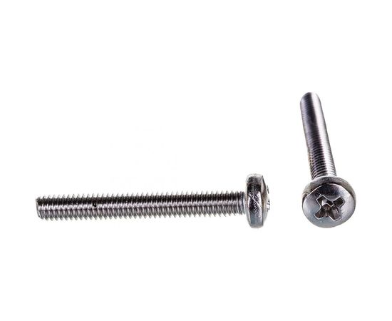 Винт DIN 7985 с цилиндр. гол. и сферой ГОСКРЕП М4 х 30 нержав. сталь 10 шт. 10-0016970 – изображение 4