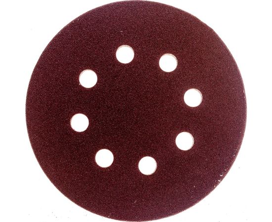 Круг шлифовальный универсальный 5 шт. (125 мм; Р100) "МАСТЕР" Зубр 35562-125-100 – изображение 2