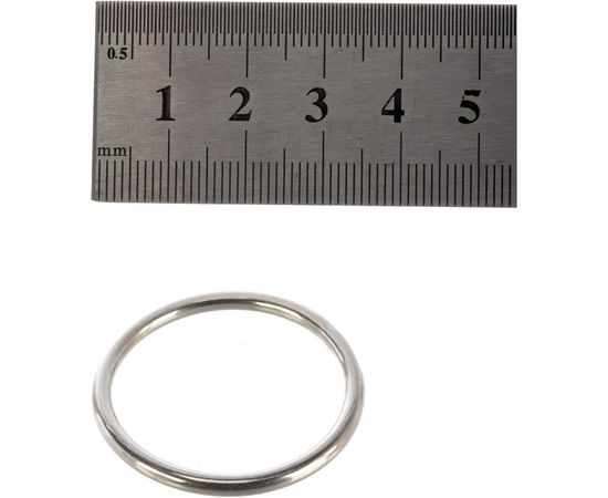 Кольцо ЕВРОПАРТНЕР D30 мм, h-3 мм, полированное, нержав. сталь, 2 шт. G1 0330 – изображение 2