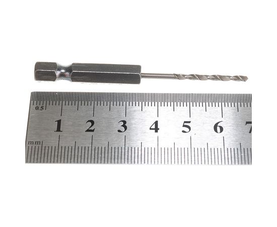 Сверло по металлу ПРОФЕССИОНАЛ (2х24х69 мм; класс A; Р6М5; HEX1/4) Зубр 29623-2 – изображение 2