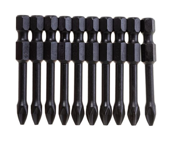 Биты ПРОФИ PH2 (10 шт; 50 мм; 1/4") Зубр 26021-2-50-S10 