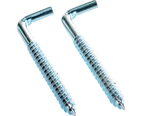 Шуруп с костылём КРЕП-КОМП L-образный 10х100 2шт шгк10100мф 