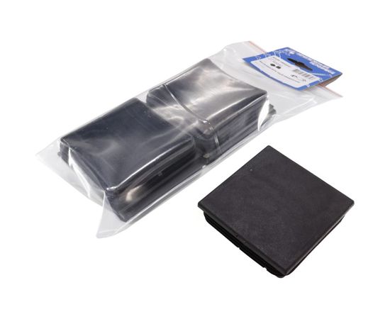 Квадратная заглушка для труб крепежная техника 80х80 мм 4 шт 60032 