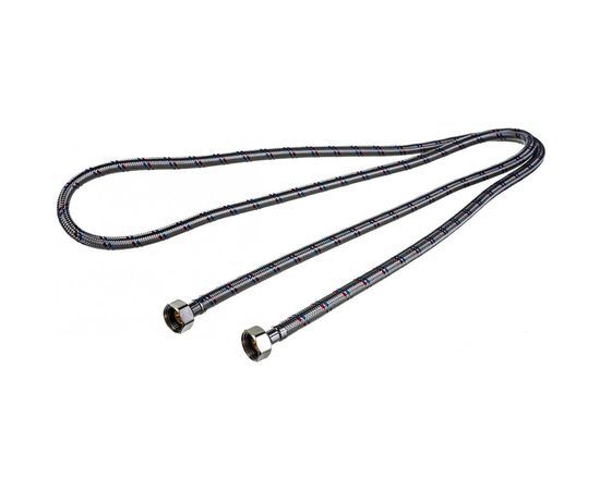 Подводка гибкая (2 м; 1/2"; гайка-гайка) для воды Зубр 51005-G/G-200 