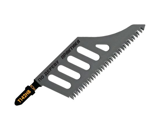 Пилка по дереву (112х80 мм; T142HB) для лобзиков ПРАКТИКА 777-109 
