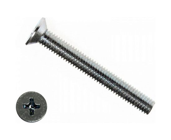 Потайной винт КРЕП-КОМП цинк DIN965 8х16 28шт вп816мф 