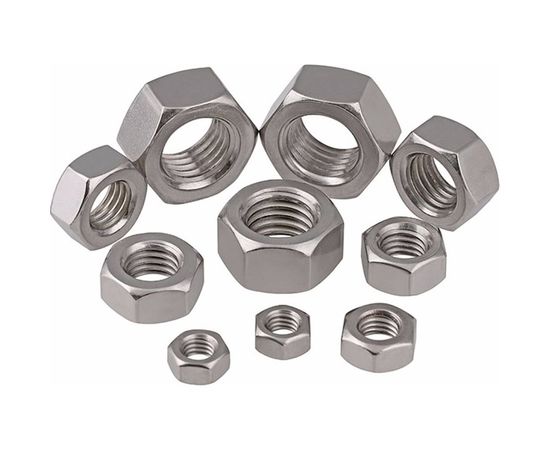 Гайка Качественный КРЕПЕЖ шестигранная DIN 934 М12 50 шт 0300921 КЧ 