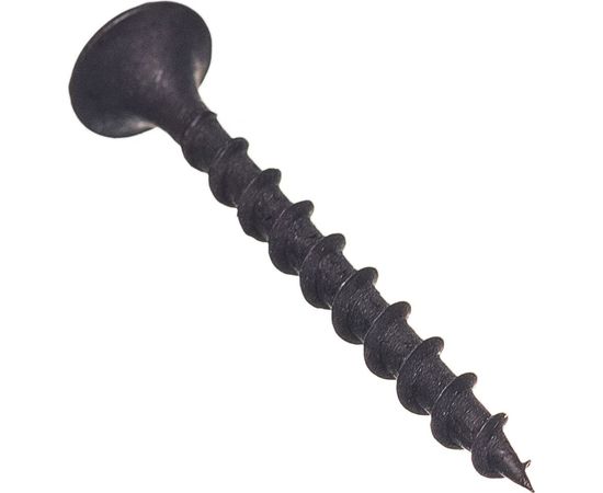 Саморез Качественный Крепеж 3,5х35 потай, крупная резьба, оксид 250 шт 0300363 КЧ 
