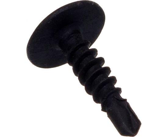 Саморез с прессшайбой КРЕП-КОМП сверло чёрный фосфат 4,2х16 1000шт пшсч16ф 