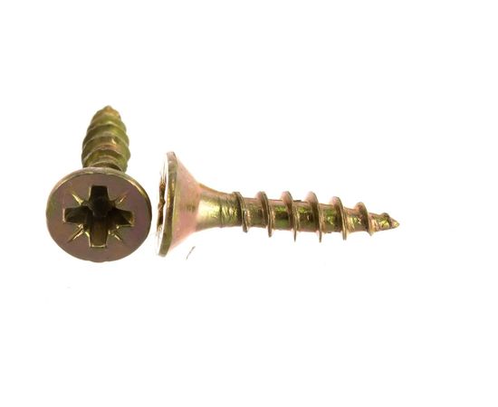 Универсальные шурупы Профикреп жёлтый цинк 3,5х16 200 шт 111191 