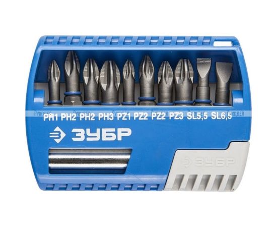 Набор бит ЭКСПЕРТ 11 предметов Зубр 26050-H11 