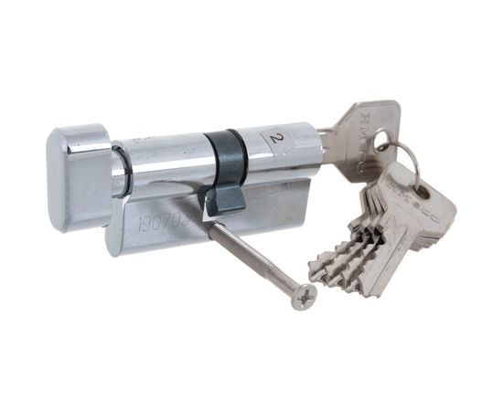 Цилиндровый механизм НОРА-М ЕСО Z ЛВ-60 30-30 хром Х 16095 – изображение 6