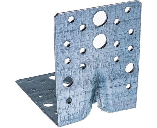 Крепежный усиленный уголок ЗУБР УКУ-2.5 80х100х100 х 2.5мм 31011-100 – изображение 3