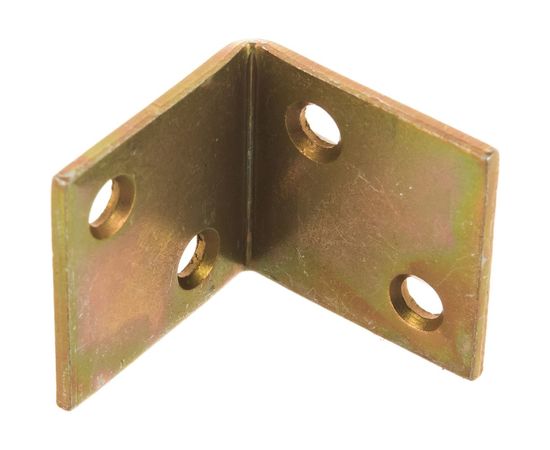 Мебельный уголок ЗУБР широкий УМШ-2.0 25х25х25 х 2мм желтый цинк 31033-25 – изображение 4