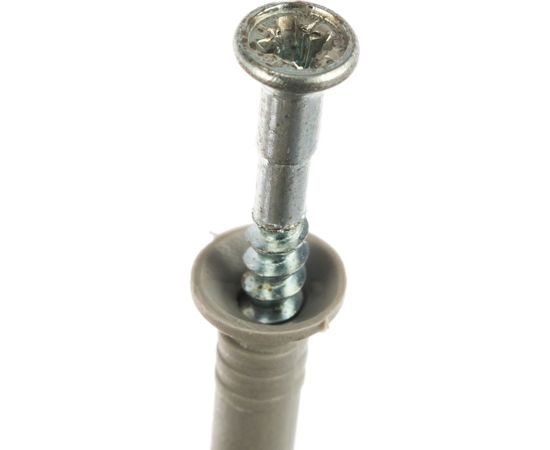 Дюбель-гвоздь с потайным бортиком 105 шт. (6x50 мм) Зубр 4-301345-06-050 – изображение 5