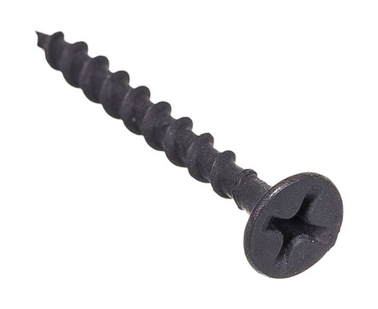 Саморез Качественный Крепеж 3,5х35 потай, крупная резьба, оксид 250 шт 0300363 КЧ – изображение 4