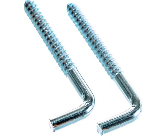 Шуруп с костылём КРЕП-КОМП L-образный 10х100 2шт шгк10100мф – изображение 4