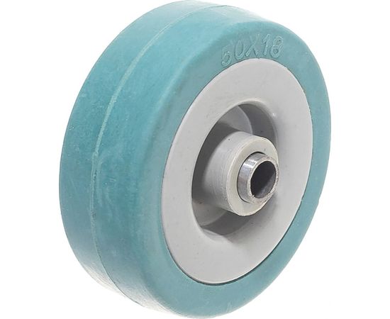 Колесо (50 мм; г/п 35 кг; резина/полипропилен) ЗУБР 30956-50 – изображение 4