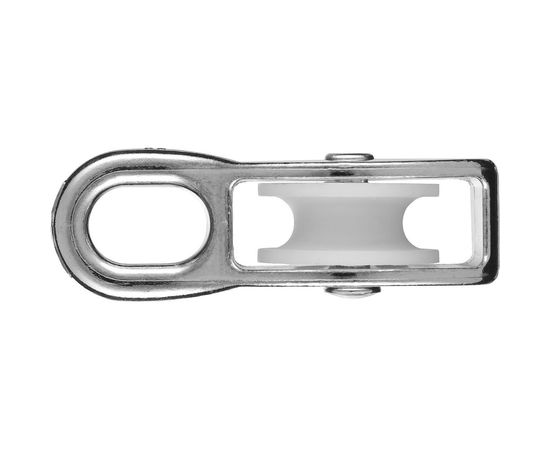 Одинарный блок ЗУБР 7x25 мм, 1 шт, нейлоновый шкив 304586-25 – изображение 3