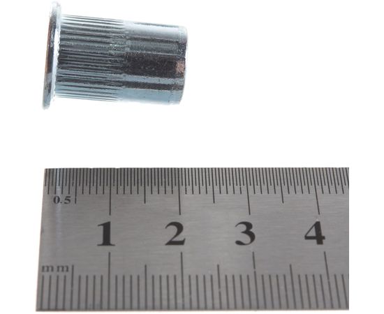 Резьбовые заклепки с насечками ЗУБР Профессионал М10, 6 шт, стальные, стандартный бортик 31318-10 – изображение 2