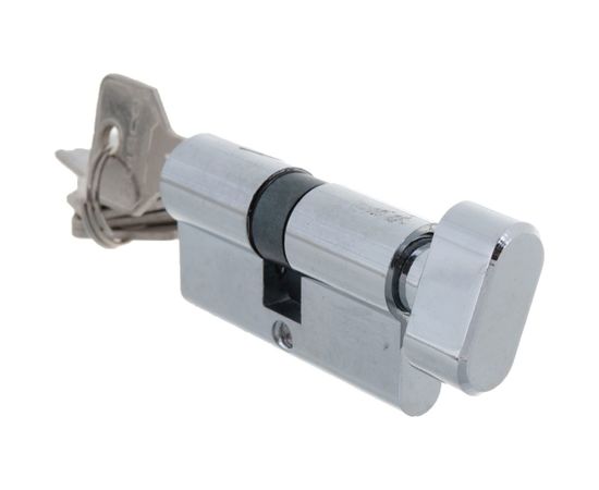 Цилиндровый механизм НОРА-М ЕСО Z ЛВ-60 30-30 хром Х 16095 – изображение 5