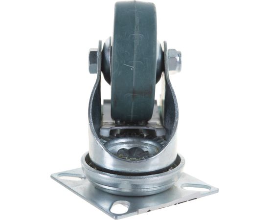 Колесо поворотное с тормозом (50 мм; г/п 35 кг; резина/полипропилен) ЗУБР 30956-50-B – изображение 6