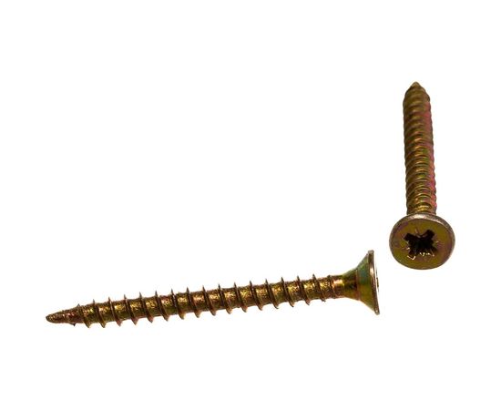 Шуруп Качественный Крепеж желтый цинк 3,0х30 360 шт 0300427 КЧ – изображение 3