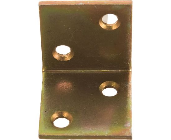 Мебельный уголок ЗУБР широкий УМШ-2.0 25х25х25 х 2мм желтый цинк 31033-25 – изображение 3