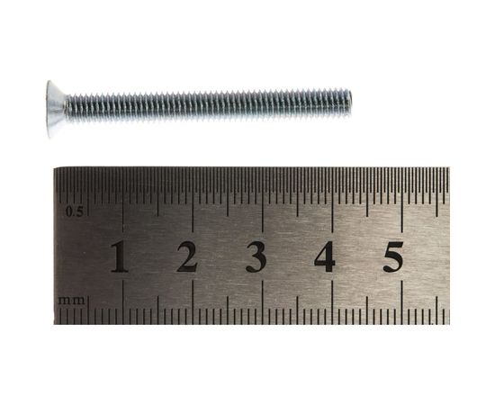 Потайной винт КРЕП-КОМП цинк DIN965 5х45 30шт вп545мф – изображение 2