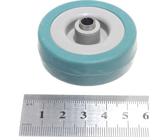 Колесо (50 мм; г/п 35 кг; резина/полипропилен) ЗУБР 30956-50 – изображение 2