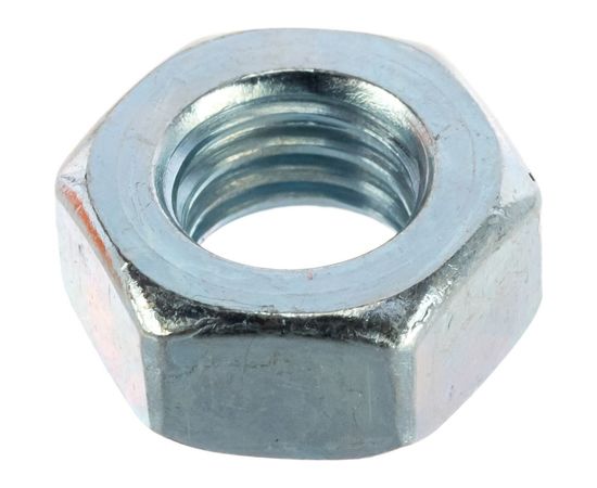 Оцинкованная гайка КрепСтройГрупп М10 DIN 934, 1 кг 145128 – изображение 2