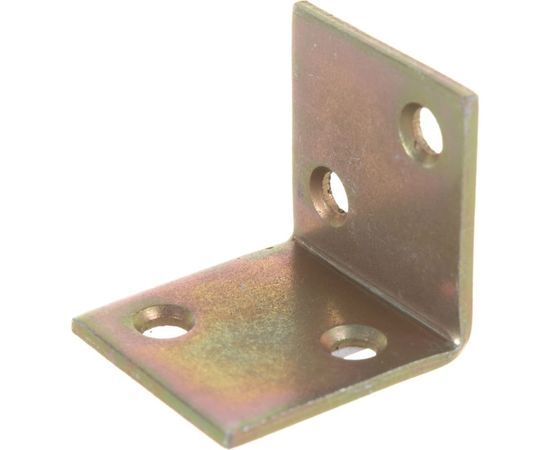 Мебельный уголок ЗУБР широкий УМШ-2.0 25х25х25 х 2мм желтый цинк 31033-25 – изображение 2