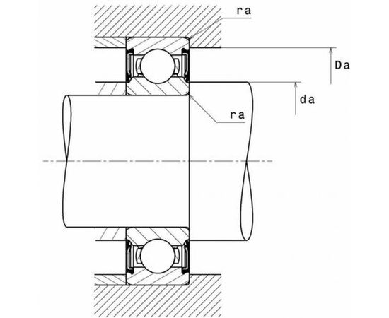 Радиальный шарикоподшипник НСН 689-2RS – изображение 2