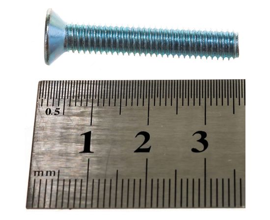 Винт КРЕП-КОМП потайной, цинк DIN965 6х35 36шт вп635мф – изображение 2