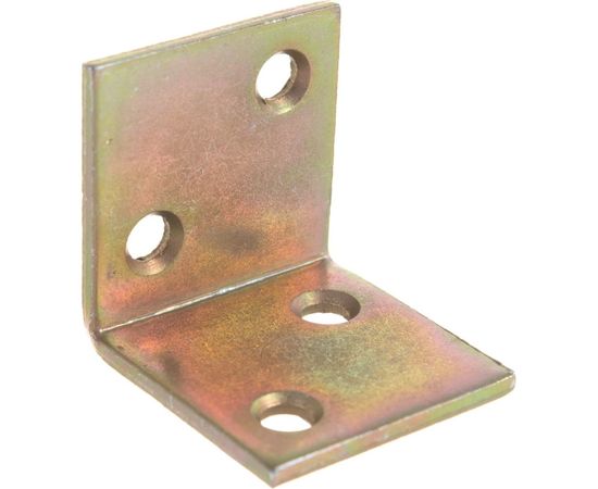 Мебельный уголок ЗУБР широкий УМШ-2.0 25х25х25 х 2мм желтый цинк 31033-25 – изображение 5