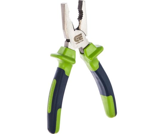 Комбинированные плоскогубцы СИБРТЕХ 180 мм, двухкомпонентные рукоятки 17051 