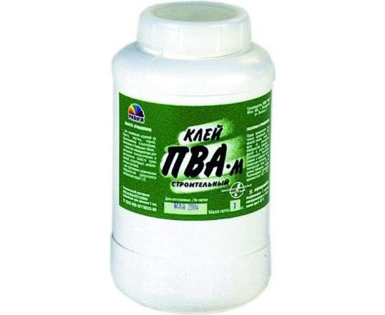 Строительный клей ПВА РАДУГА 1кг 8 4830 