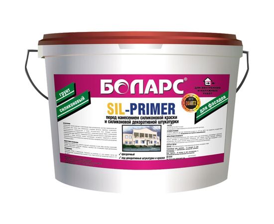 Грунт БОЛАРС SIL-PRIMER QUARZ 2100, 7 кг 00000011077 