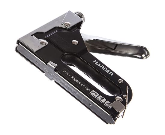 Мебельный степлер HARDEN регулируемый, тип скобы 140, 28 и 300 620803 