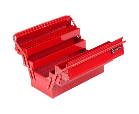 Инструментальный раскладной ящик МАСТАК 5 отсеков, красный 510-05420R 