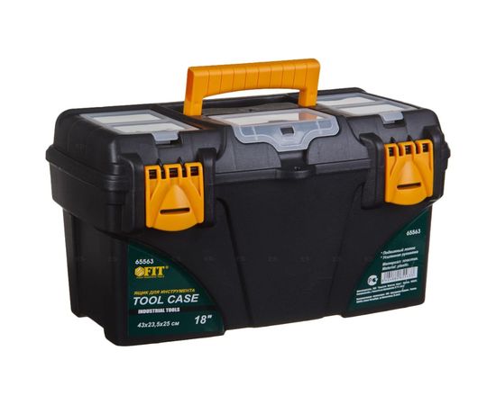 Ящик пластиковый для инструмента 18" (430х235х250 мм) FIT 65563 