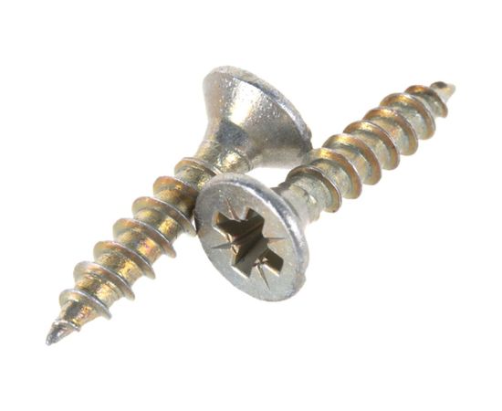 Универсальные шурупы Профикреп жёлтый цинк 4,0х20 200 шт 111210 