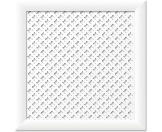 Экран для радиатора Стильный Дом Готико 60х60 см, белый v545899 